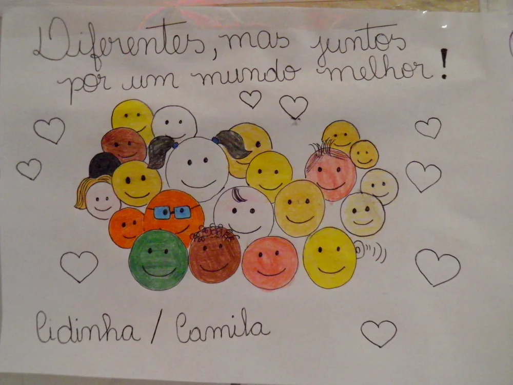 "Diferentes, mas juntos por um mundo melhor!"