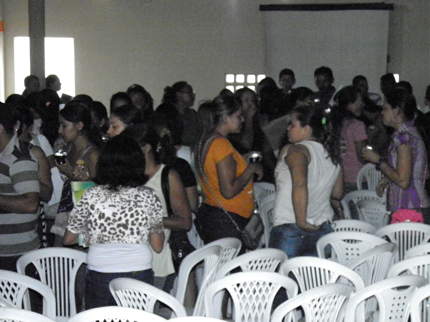 Sala cheia em um dos encontros.